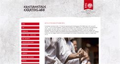 Desktop Screenshot of kristianstadskarateklubb.se
